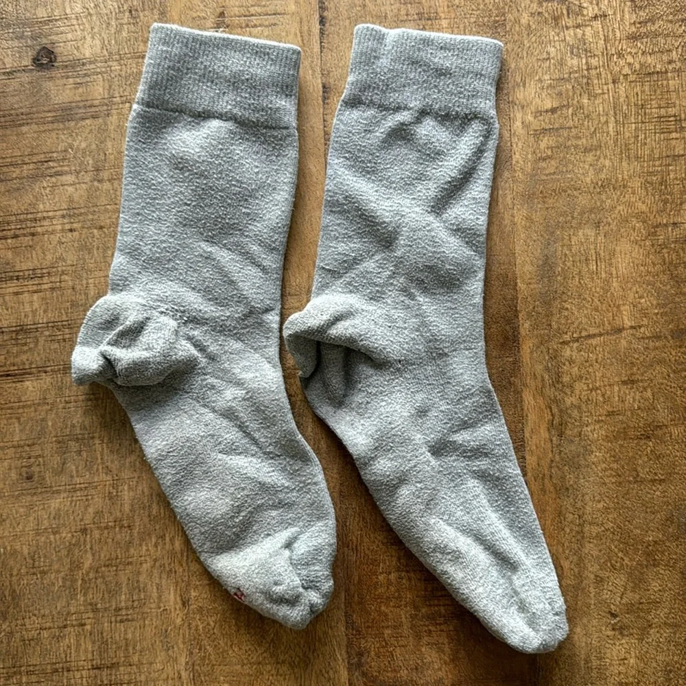 Hanes Men's Gray Crew Socks